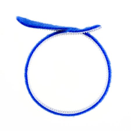 South Main Hardware 8-in  Hook and Loop -lb, Blue, 10 Speciality Tie 222170